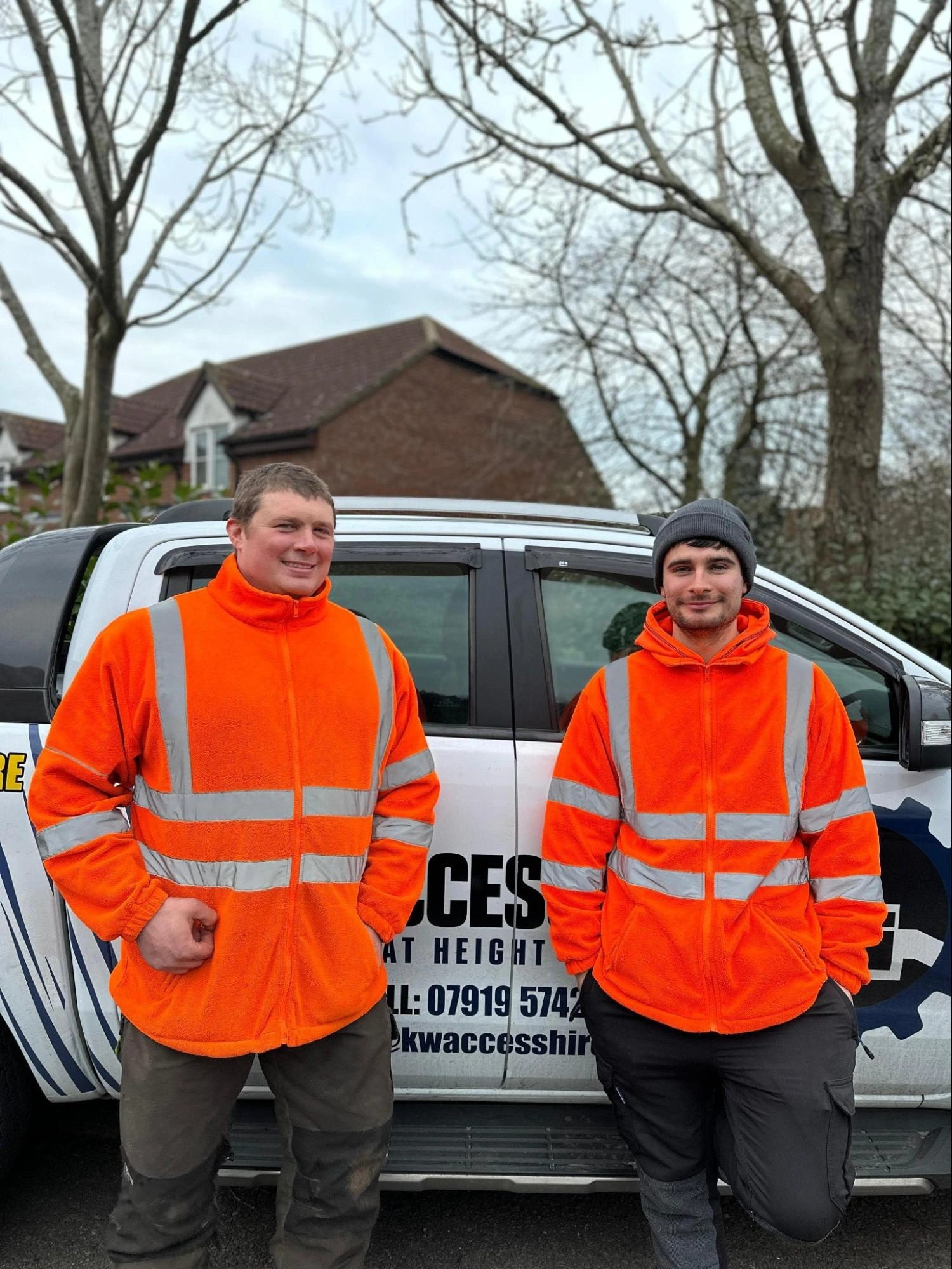 Arborists Assessing Tree Before Starting Work